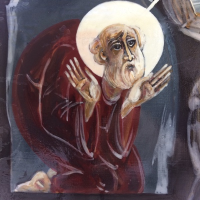 Icon of the Celtic Saint Kenneth