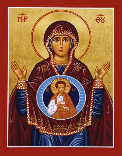 Theotokos with Christ Icon