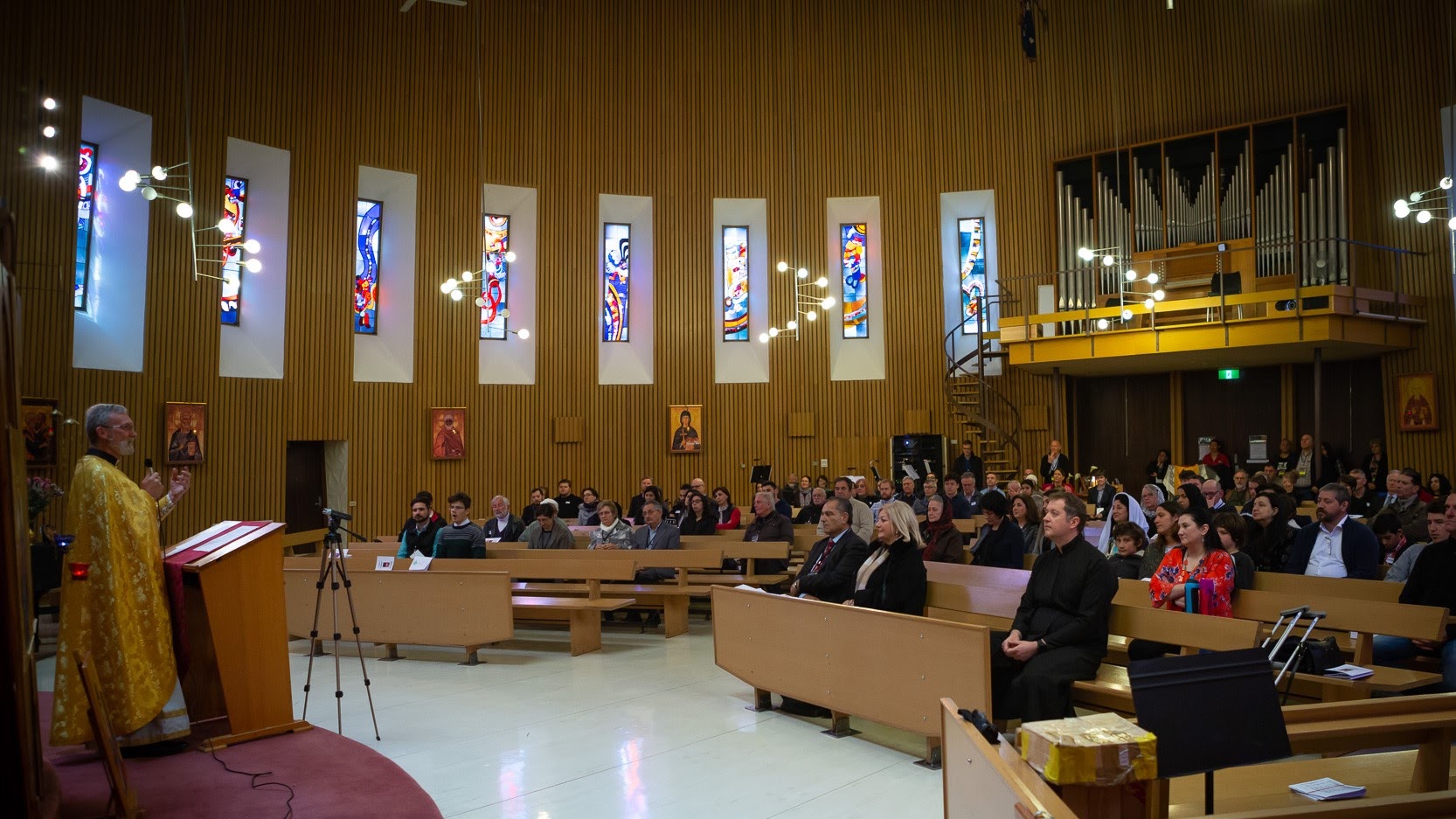 Fr. Geoff speaking at Exploring Orthodoxy 2018
