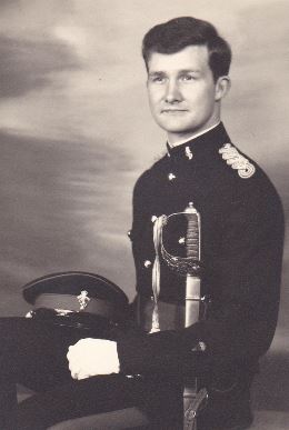 Geoff Harvey the young army officer