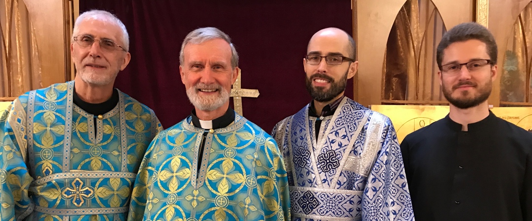 The pastoral team at The Good Shepherd Antiochian Orthodox Church