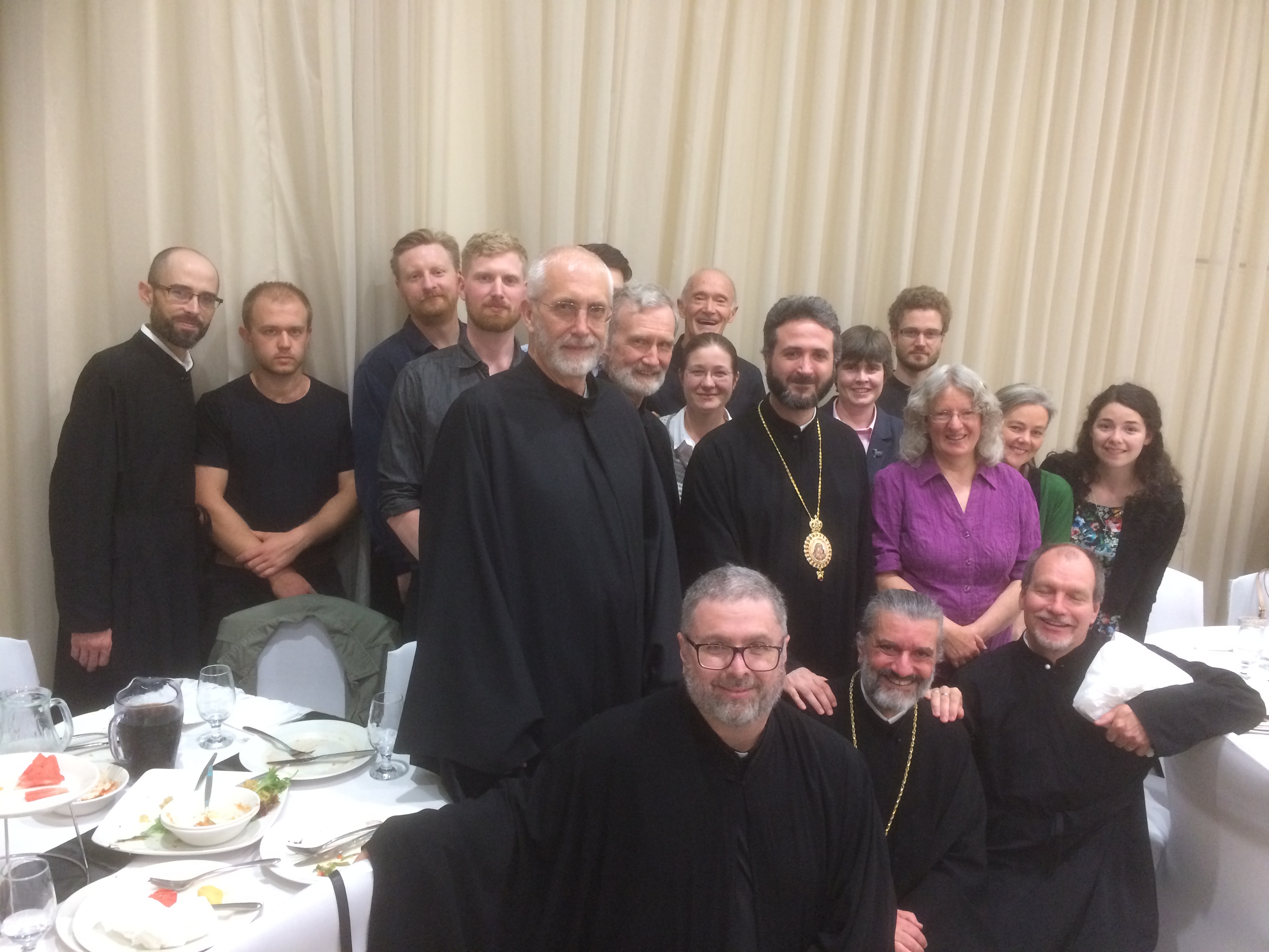 Members of The Good Shepherd Orthodox Church with Metropolitan Basilios and Antiochian Clergy.