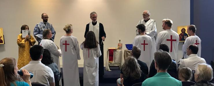 Six candidates for baptism