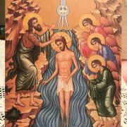 Icon of Christ’s baptism